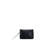 Oroton Cecile Texture Pouch Black