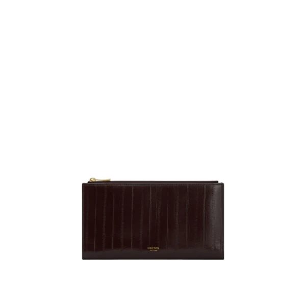 Oroton Cecile Texture Travel Wallet Mulberry