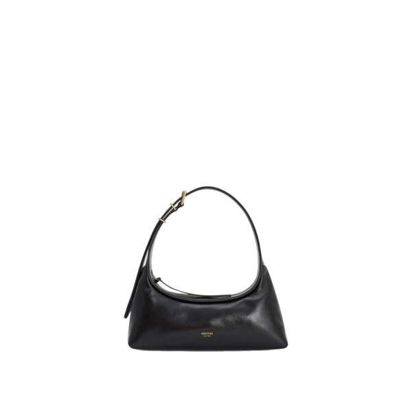 Oroton Cinder Crackle Mini Baguette Dark Chocolate