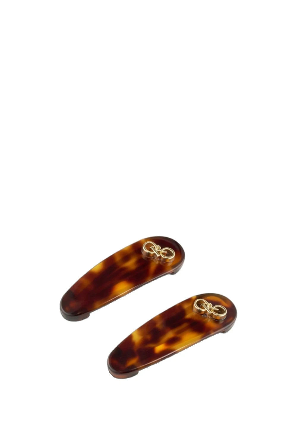Oroton Daphne Barette Set Tort/Brass | Hair Accessories | Coveti Oroton Daphne Barette Set Tort/Brass