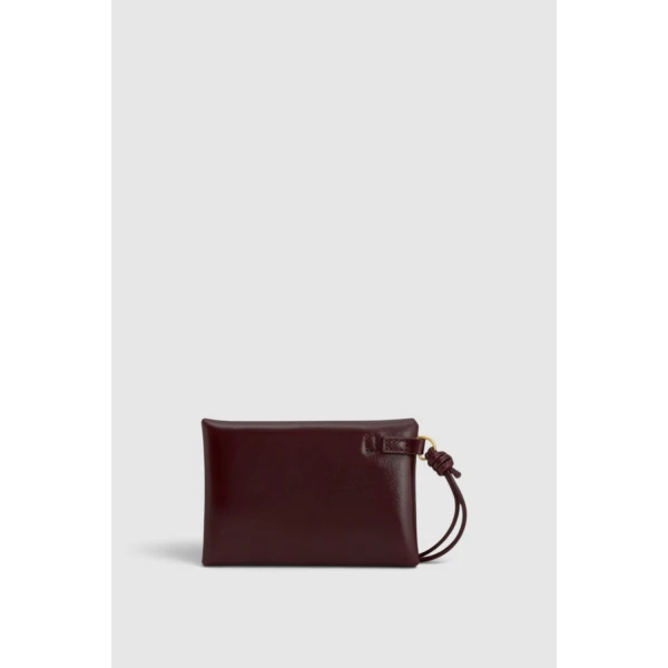 Oroton Envelope Crackle Small Lanyard Pouch Copper, view 3
