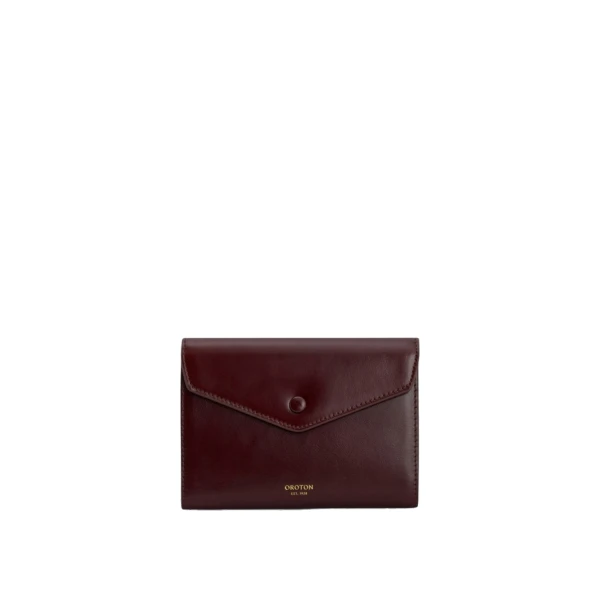 Envelope Crackle Small Travel Wallet Copper