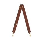 Oroton Essential Bag Strap Chestnut/Brass | Bag Straps | Coveti Oroton Essential Bag Strap Chestnut/Brass