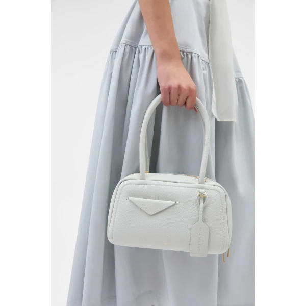 Oroton Everette Pebble Small Day Bag Ice, view 2