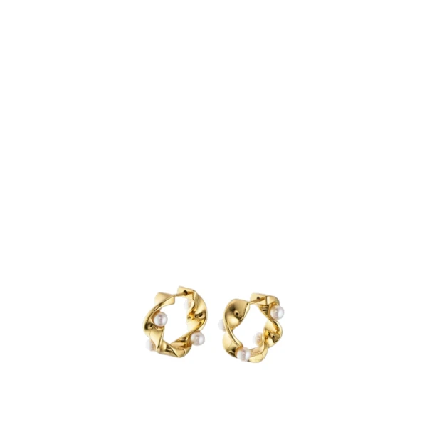 Oroton Felicity Huggies Pearl/Gold