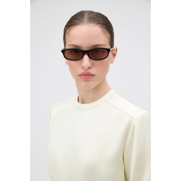 Oroton Finch Sunglasses Black, view 2