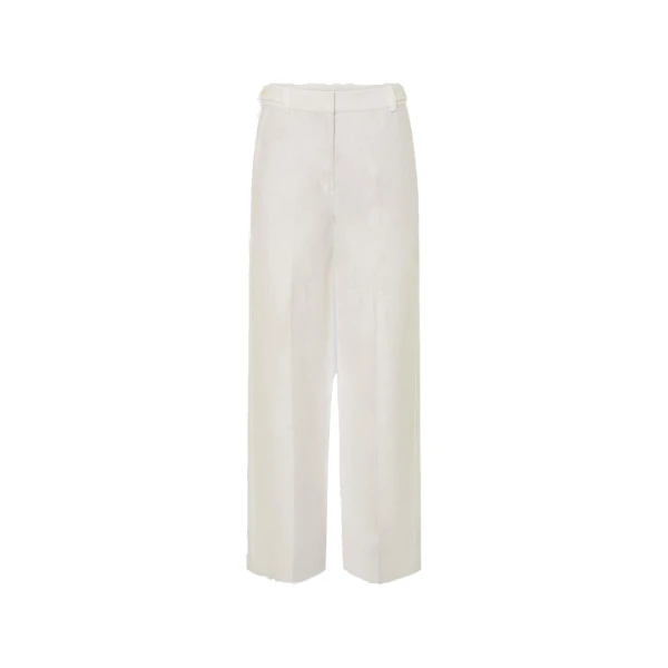 Oroton Flat Front Pant White