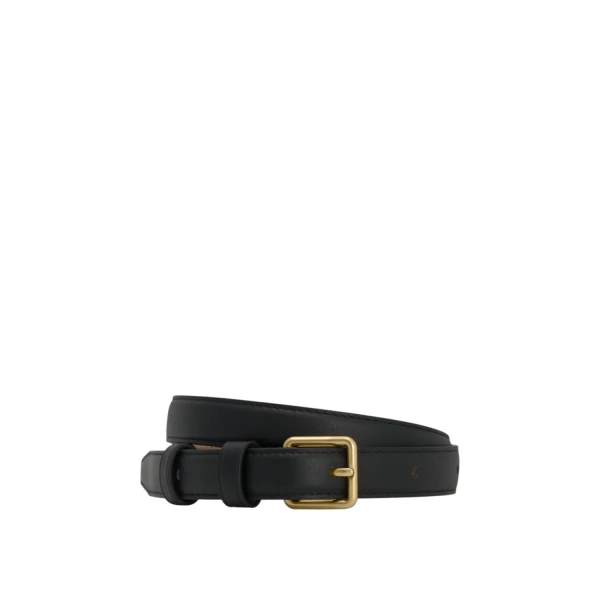 Oroton Florence 20mm Belt Black