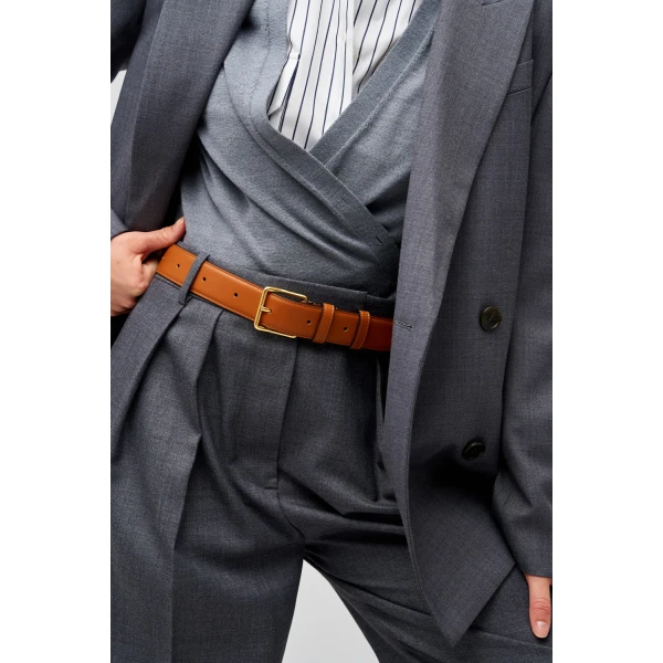 Oroton Florence 35mm Belt Cognac, view 2