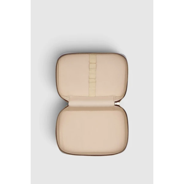Oroton Indi Crackle Small Vanity Case Copper, view 2