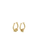 Oroton Julia Knot Hoop Gold | Earrings | Coveti Oroton Julia Knot Hoop Gold