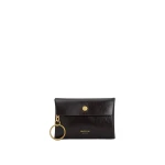 Oroton Margot Crackle Keyring Pouch True Chocolate | Bag charms | Coveti Oroton Margot Crackle Keyring Pouch True Chocolate