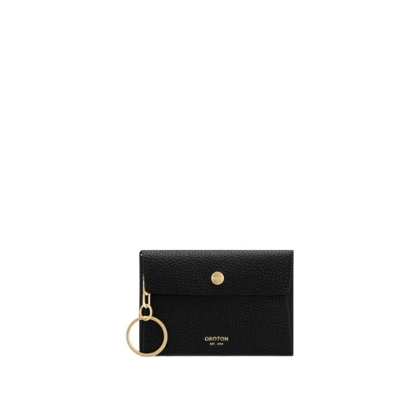 Oroton Margot Keyring Pouch Black