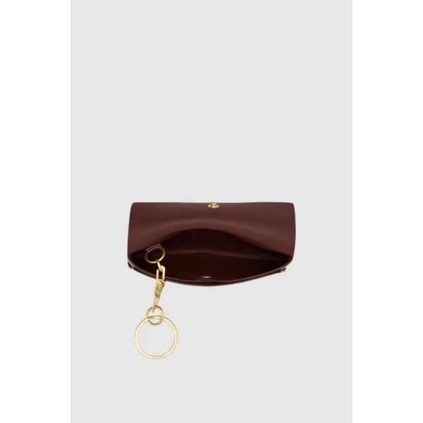 Oroton Margot Keyring Pouch Copper, view 2