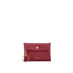 Oroton Margot Smooth Keyring Pouch Garnet | Bag charms | Coveti Oroton Margot Smooth Keyring Pouch Garnet