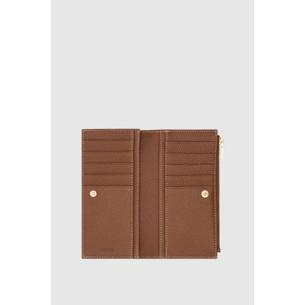 Oroton Margot Zip Fold Wallet Whiskey, view 2