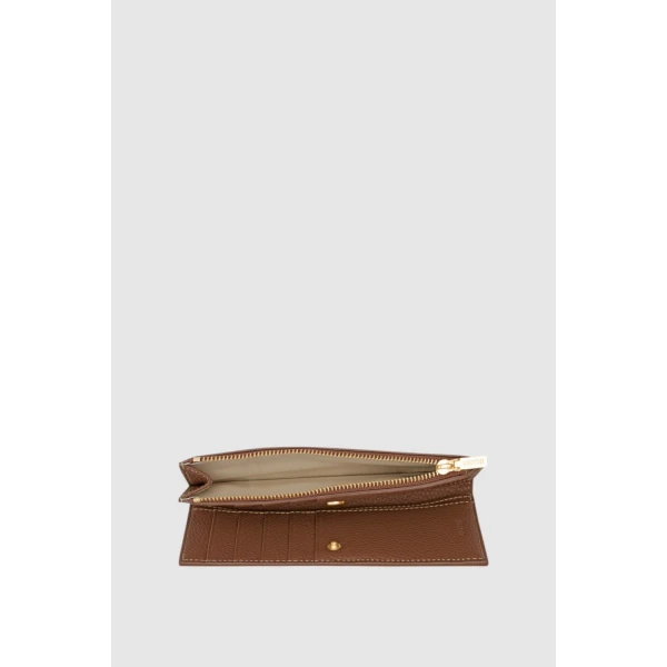 Oroton Margot Zip Fold Wallet Whiskey, view 3