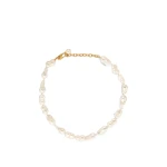 Oroton Marleigh Necklace Worn Gold/White