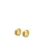 Oroton Mathilde Mini Hoops Worn Gold