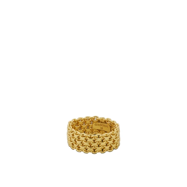 Mathilde Ring Worn Gold