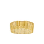 Oroton Mathilde Wide Bracelet Worn Gold | Bracelets | Coveti Oroton Mathilde Wide Bracelet Worn Gold