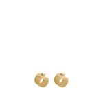 Oroton Mathilde Wide Hoops Worn Gold