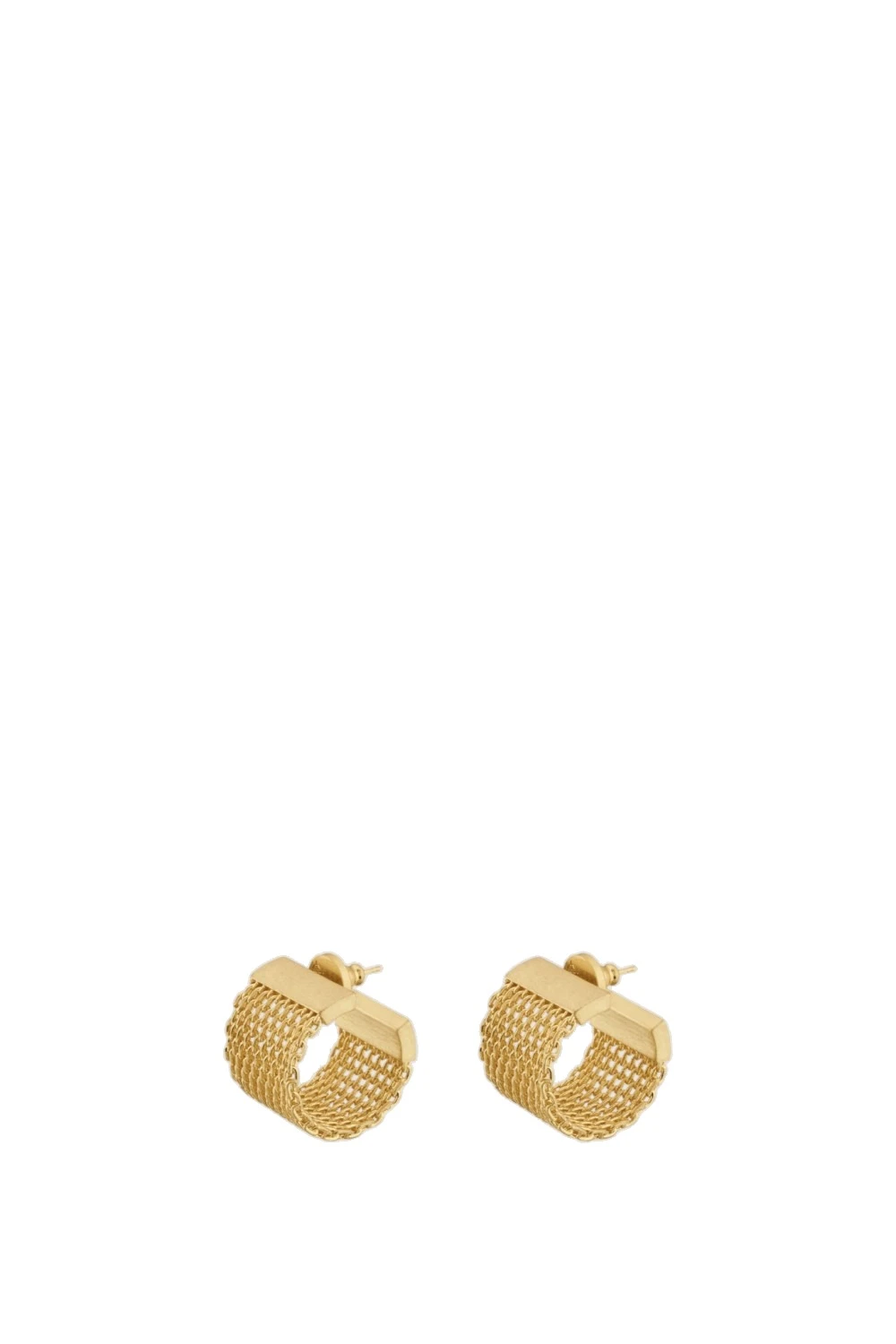 Oroton Mathilde Wide Hoops Worn Gold | Earrings | Coveti Oroton Mathilde Wide Hoops Worn Gold