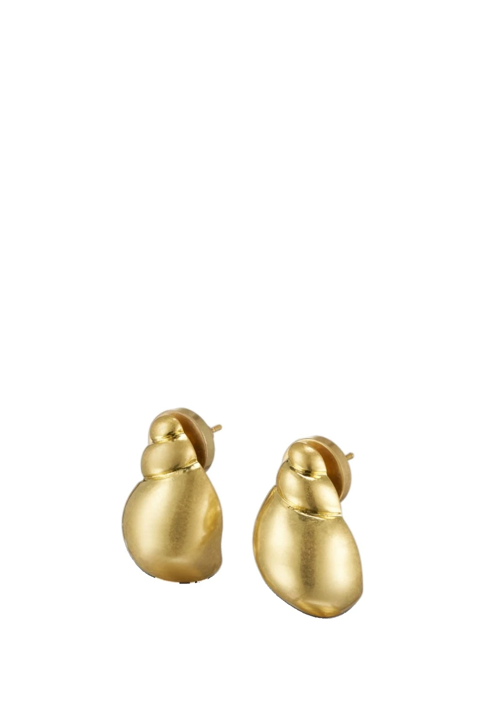 Oroton Maurie Shell Stud Earrings Worn Gold | Earrings | Coveti Oroton Maurie Shell Stud Earrings Worn Gold