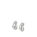 Oroton Maurie Shell Stud Earrings Worn Silver | Earrings | Coveti Oroton Maurie Shell Stud Earrings Worn Silver