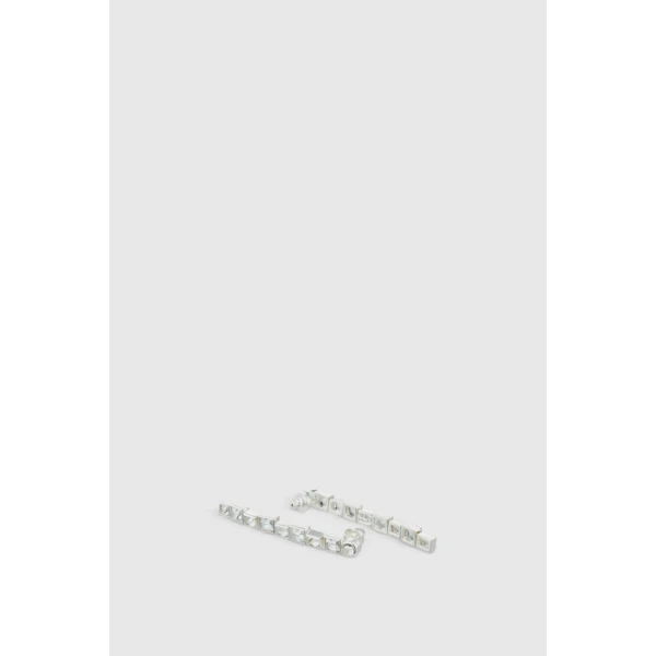 Oroton Myrell Long Drop Earrings Ice Blue, view 5