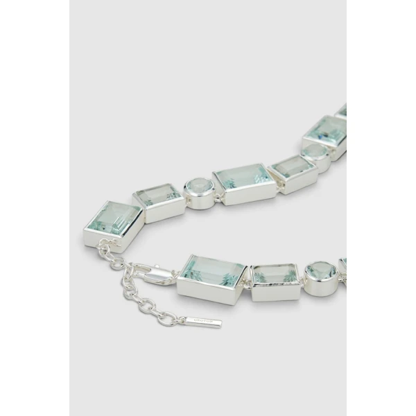 Oroton Myrell Necklace Ice Blue, view 3