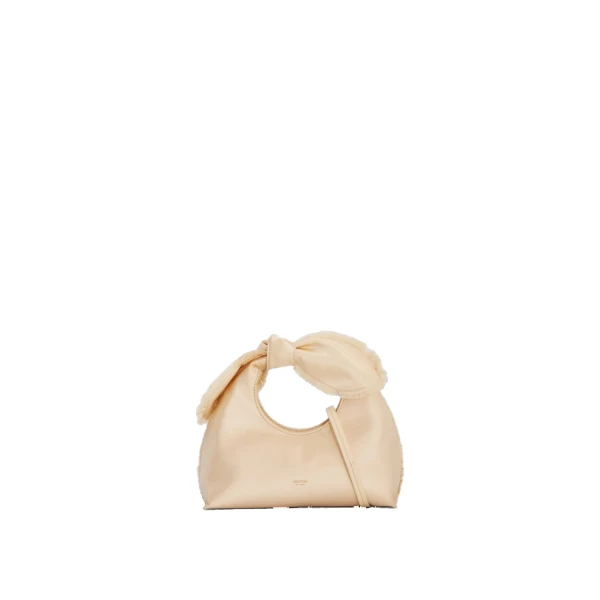 Myrtle Satin Mini Bag Peach