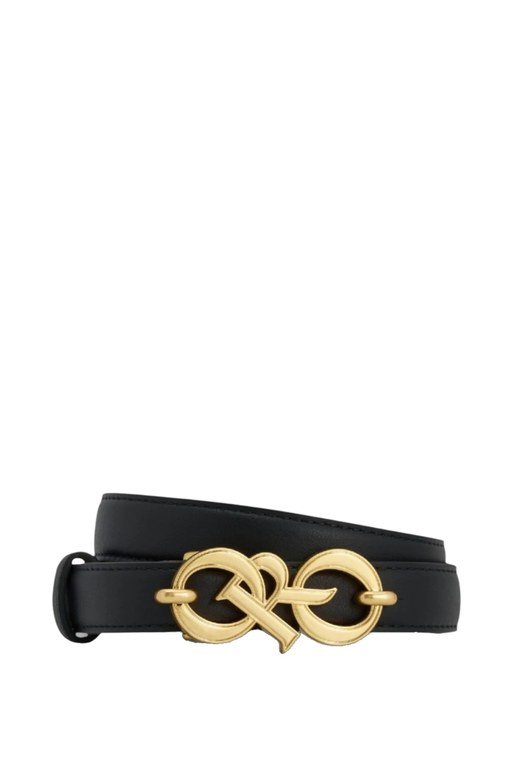 Oroton Olivia 20mm Logo Belt Black | Belts | Coveti Oroton Olivia 20mm Logo Belt Black