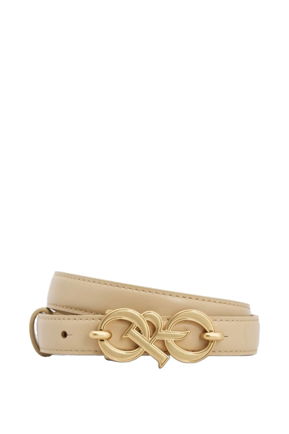 Oroton Olivia Smooth 20mm Logo Belt Blonde | Belts | Coveti Oroton Olivia Smooth 20mm Logo Belt Blonde