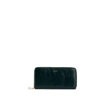 Oroton Ophelia Crackle Large Wallet Shade Green