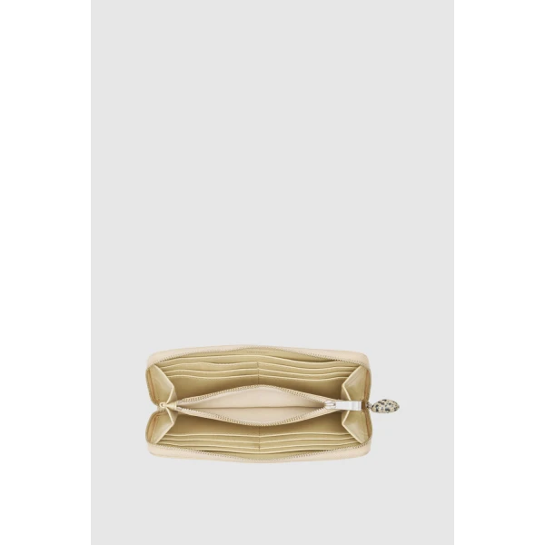 Oroton Ophelia Smooth Large Wallet Blonde, view 2