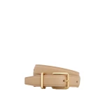 Oroton Remi Smooth 25mm Belt Burnt Rose