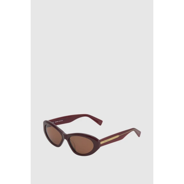 Oroton Remy Sunglasses Burgundy, view 3