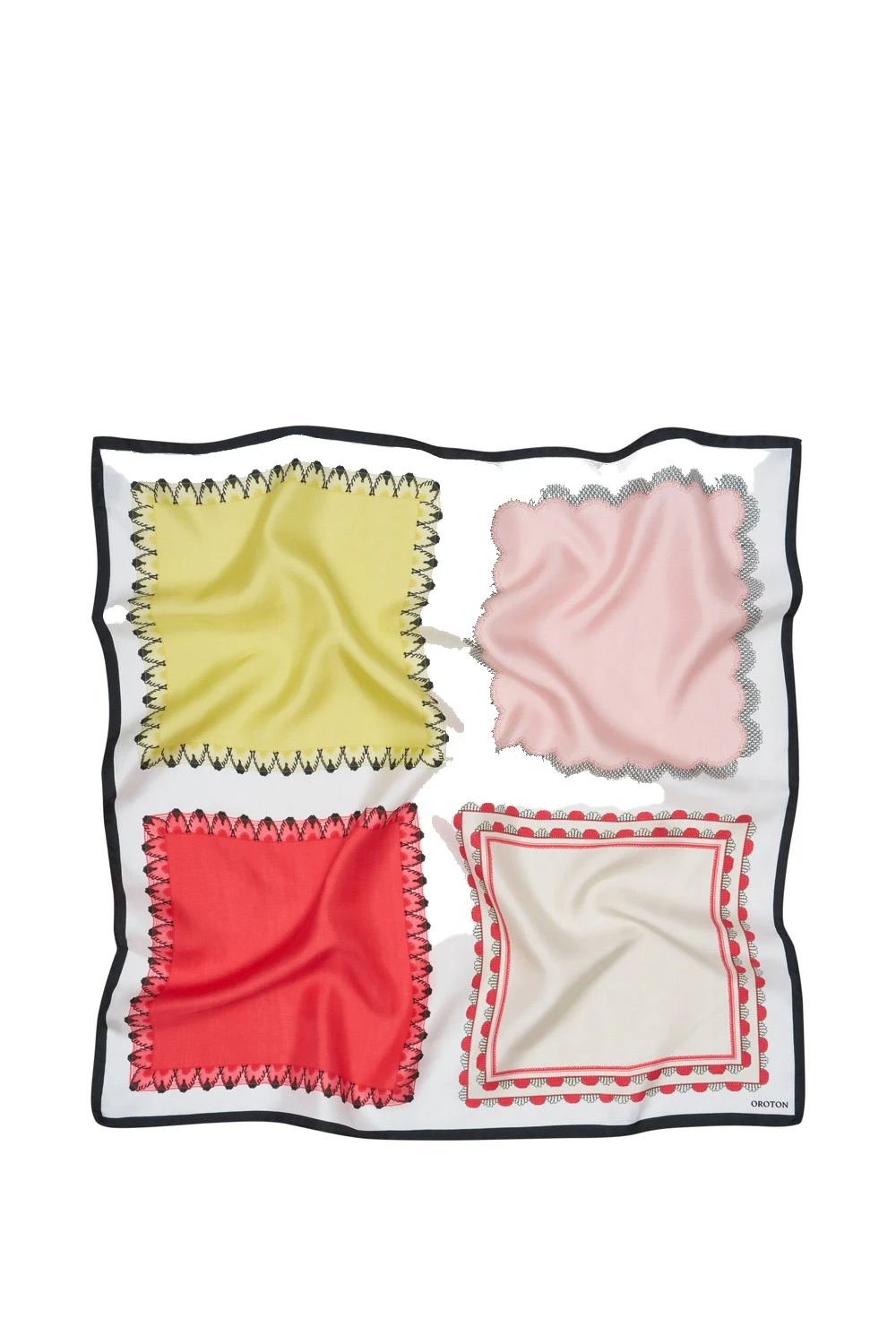 Oroton Ribbon Silk Scarf Multi | Scarves | Coveti Oroton Ribbon Silk Scarf Multi