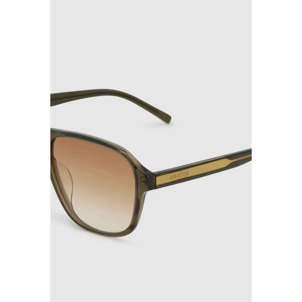 Oroton Rogue Sunglasses Eucalyptus, view 4