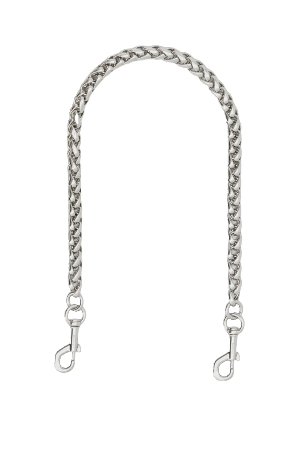 Oroton Romy Short Chain Strap Silver | Bag Straps | Coveti Oroton Romy Short Chain Strap Silver