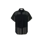 Oroton Scarf Detail Top Black