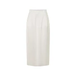 Oroton Sculpture Skirt White