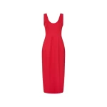 Oroton Sculpture Tank Dress Poppy