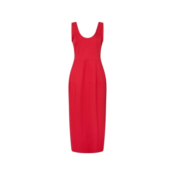 Sculpture Tank Dress Poppy