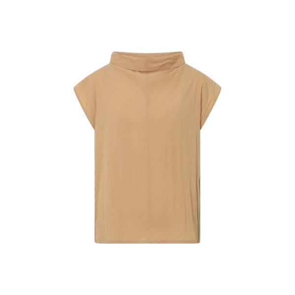 Oroton Soft Drape Shirt Butterscotch