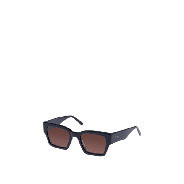 Stevie Bio Acetate Square Sunglasses Black