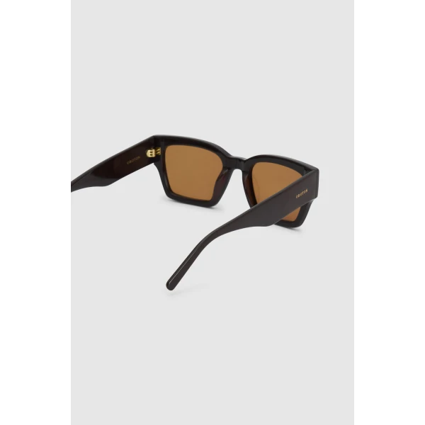 Oroton Stevie Sunglasses Chocolate, view 4