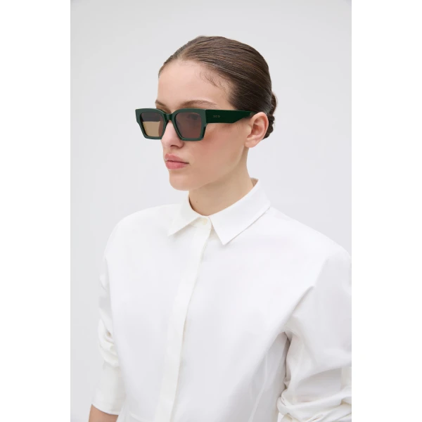 Oroton Stevie Sunglasses Emerald, view 2