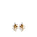 Oroton Vera Pearl Cluster Drop Earrings Pearl